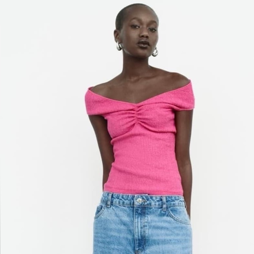 Zara Pink Top Size Small - Picture 2 of 5